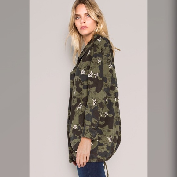 ❤️LAST 1! JACKET/CAMOUFLAGE FLORAL PRINT! - Picture 7 of 8